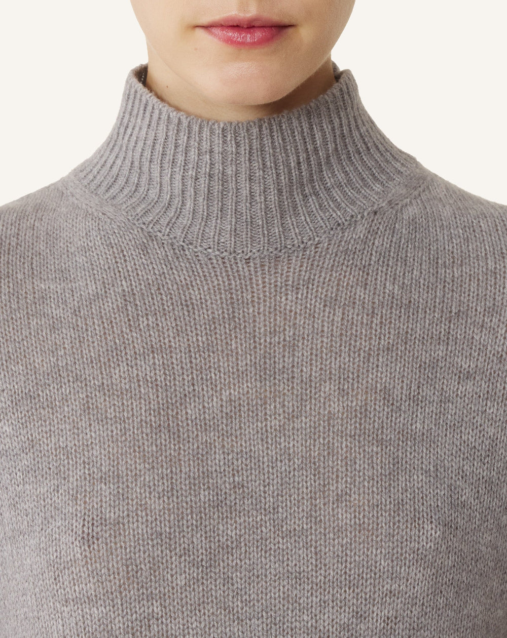 Pull Dos Nu En Cachemire Black
