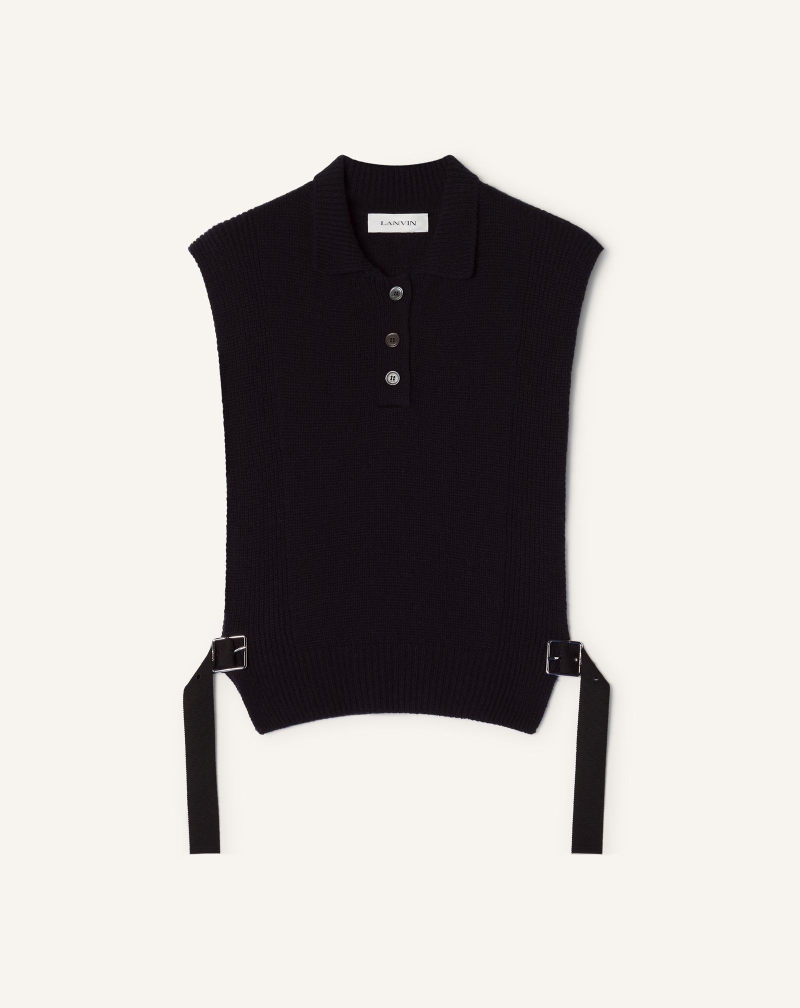 Pull Sans Manches En Cachemire Blue