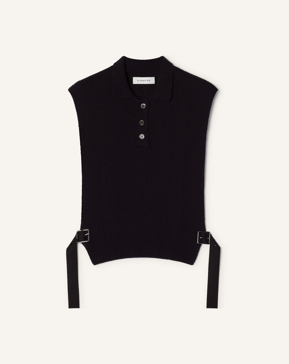 Pull Sans Manches En Cachemire Blue
