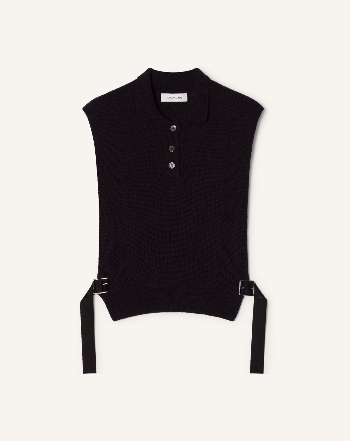 Pull Sans Manches En Cachemire Blue