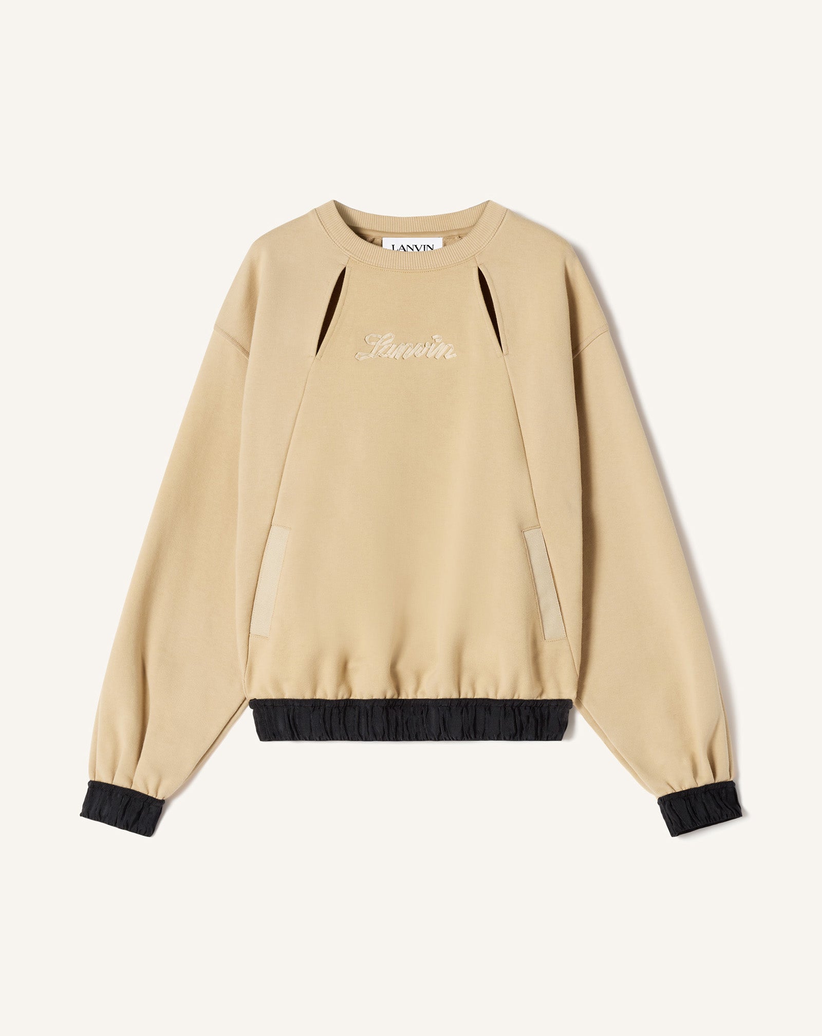 Sweatshirt Ruban Lanvin Beige