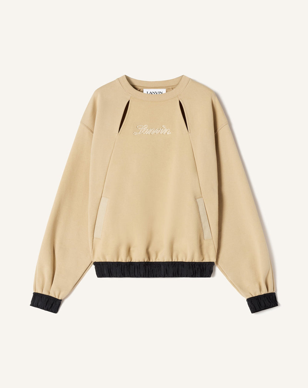 Sweatshirt Ruban Lanvin Beige