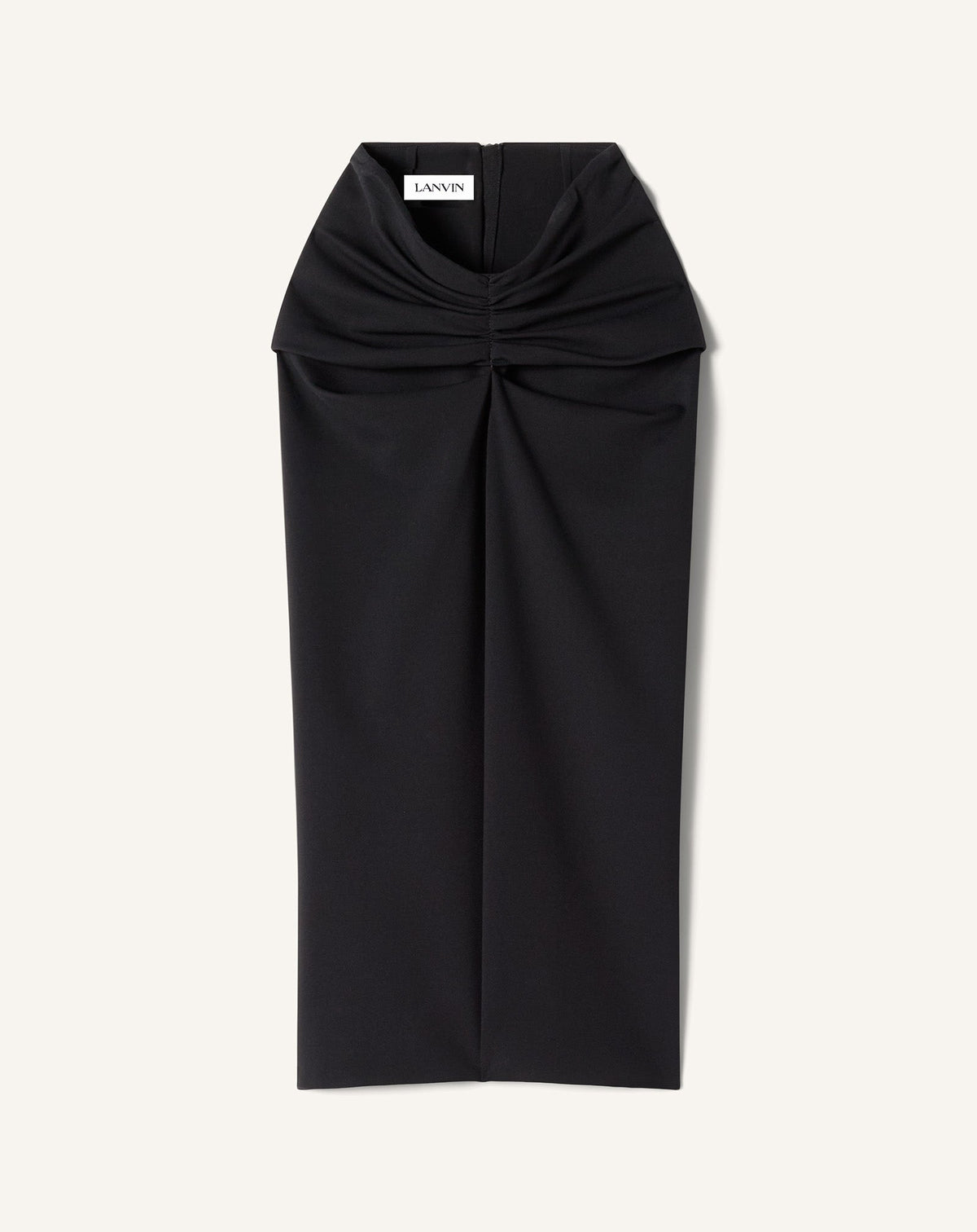 Jupe Midi En Jersey Black